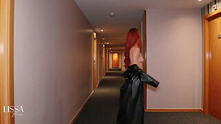 I was dared to leave my real hotel room naked