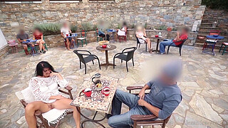 PUBLIK EXTREM! I PULLED OUT HIS GIANT SHAFT IN RESTAURANT...