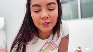 PutaLocura - Innocent Colombian Allison Sweet fucking and chatting with Torbe