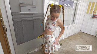 Lilly Ford Worn Out After Hardcore Face Fuck & Rough Ride!