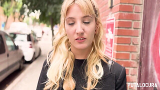 PutaLocura - Hot Argentinian Agustina is caught by Torbe on the street and fucks him