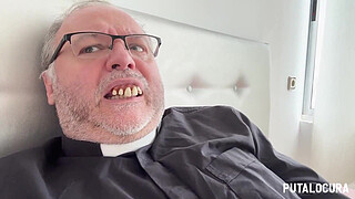 PutaLocura - Spanish whore Krystal Genner is punished and receives a creampie from Father Damian