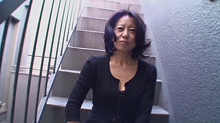 Asian brunette Junko Sakashita got so excited by a guy that she showed her boobs on the street