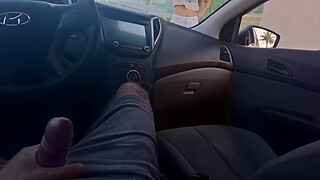 risky handjob on the street for cutie on the street and I asked for directions!