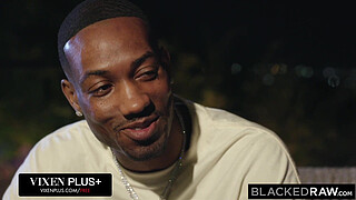 Juniper's out at a party with a guy who's getting really bold. Her boyfriend is blowing up her phone, and she's thinking about blowing up her relationship... by kneeling down and blowing the host.