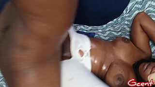 Girl with Good Pussy got oiled up and fucked so good-A must watch!!!