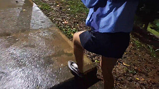 I meet a strange chick in the rain and invite my home so she doesn't get wet anymore