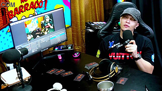 Ruan couldn't hold back and caught Bruna Lambertini naked in a hot way, how hot! - Podcast Pápum no Barraco!