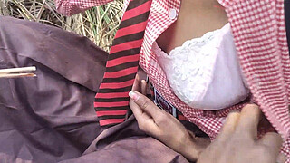 Indian hot desi college chick come to forest and fucked her
