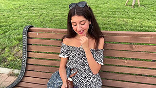 Picked up a cute babe on the street and fucked her in the booty with friends