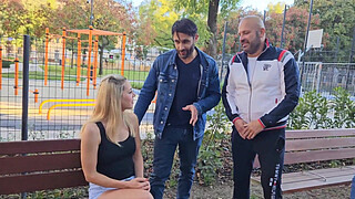 Christen Courtney 3 on 1 DP, Gagging Deepthrat, Booty to mouth, Rough Sex, Cum in mouth