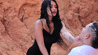 A very slutty Goddess stalks a boy with a huge penis - ALEJANDRA PALACIOS