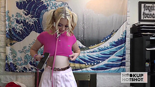 Golden Beauty Anastasia Knight Gets A Raw Doggystyle Screwing!