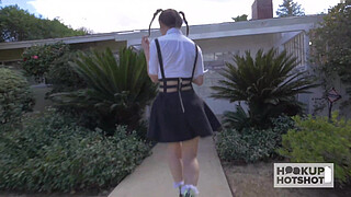 Face Blasted Chick Lucie Kline Licks A Big Lollipop Aft Fucking! - Full Video