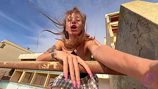 The cutie took me to a beautiful place and top it off with her awesome blowjob.