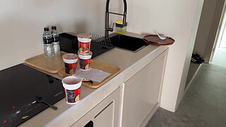 Cum in a classmate. A college chick saw my house and offered to have sex with me.