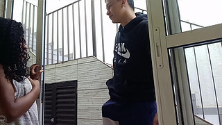 I went to ask my neighbor for sugar and ended up fucking her booty