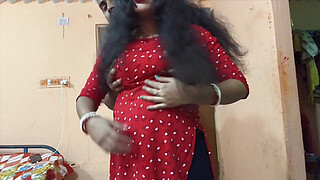 Brother-in-law's long cock on Desi hot Bhabhi's thirsty pussy