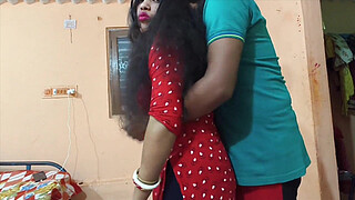 Brother-in-law's long cock on Desi hot Bhabhi's thirsty pussy