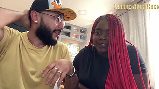 A little interview and fuck with a black babe - Kimberlin Do Santos - SoldierHugeCock