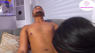 Beautiful lady with big butt and boobs has a screaming orgasm during the first time sex with her horny stepson. Please subscribe to Red