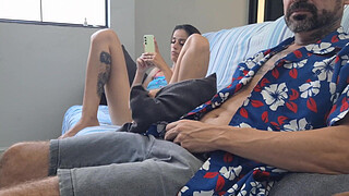 My stepfather chases me when everyone leaves the house