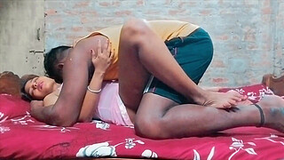 The husband fucked his wife's hot pussy all night