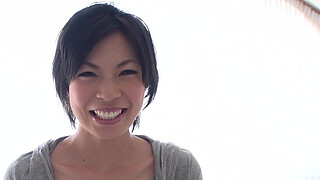 Hot Japanese model Saki Aoyama in a kimono sucks penis in the park uncensored.