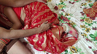 First Night with Husband Wife Arrange Marriage Suhagrat Indian First Night Homemade Newly Married Couple