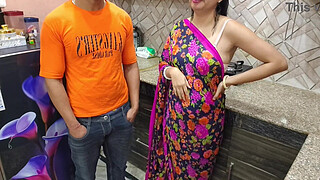 Desi Stepmom Convinced by Horny Stepson for Hard Fuck