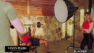 Flexible Alexa wants to bend the rules. This fitness model can't help crushing on somebody on set. Even though it's unprofessional, she's bored with watching him pumping iron when he could be pumping her.