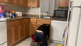 Plumber takes teen virginity before prom teaches her how to fuck