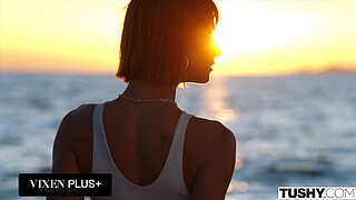 Dolly loves attention - the more, the better. When another man comes along, she lets the guy she's been seeing know in no uncertain terms that he can keep <censored> with her... but only if he's willing to share.