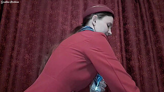 Russian air hostess made my flight unforgetable! (POV)