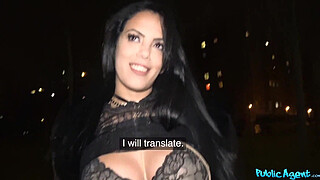 Public Agent - Hot Spanish brunette with big juggs and even bigger booty picked up in public and fucked to orgasm