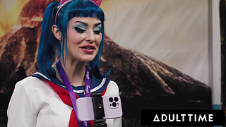 Real Futa 3-Way WIth Jewelz Blu, Codi Vore And Lulu Chu