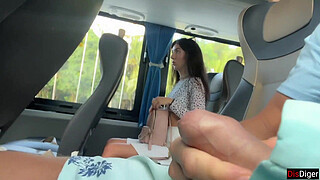 Public Penis Flash - I Pull Out Shaft in Bus Full Of People And Stranger Makes Me Cum With Her Hand