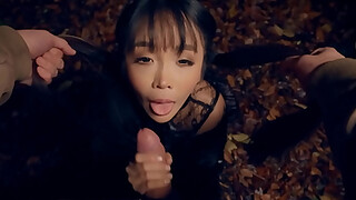 VIP4K. Petite tourist Sakura jumped on a stranger's penis. Hot sex with Sakura & Denis Marti