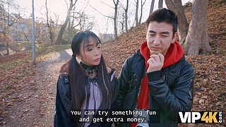 VIP4K. Petite tourist Sakura jumped on a stranger's penis. Hot sex with Sakura & Denis Marti