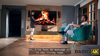 DADDY4K. Sexy Olivia Zlota seducted all the men in the house