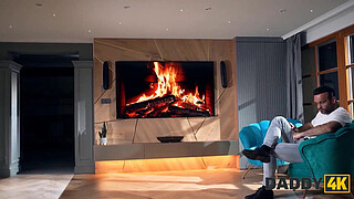 DADDY4K. Sexy Olivia Zlota seducted all the men in the house