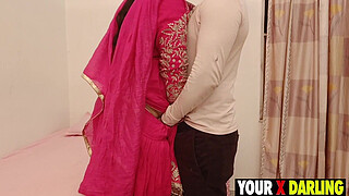 Winter fucking with punjabi stepmom standing fucking