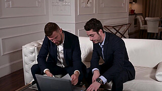 FREE Scene - Seductive Cleaner Candie Luciani Tempts Businessmen Into DP Fucking GP2700