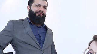 Fucking the booty with the permission of the cuckold husband