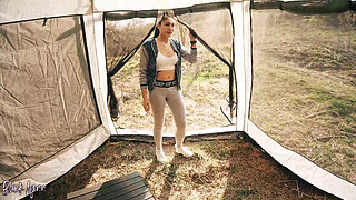 Cheating tourist have to suck penis for help