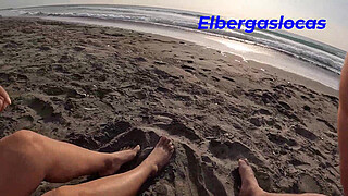 We have sex in front of the beach. The excitement and thrill of doing it in a public place won me over, so we had sex outdoors.