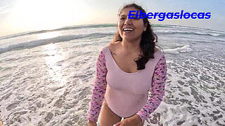 We have sex in front of the beach. The excitement and thrill of doing it in a public place won me over, so we had sex outdoors.