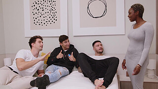 Ebony Babe Wants to Try Feeling 3 Cocks in her Body at the same time!! Zaawaadi