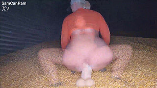 Sam Zee Gets Cornholed In A Bin With Pussy/Butt Play