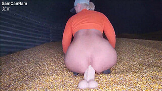 Sam Zee Gets Cornholed In A Bin With Pussy/Butt Play